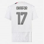 Günstige Fußballtrikots AC Mailand Okafor 17 Auswärtstrikot 2023-24 Kurzarm